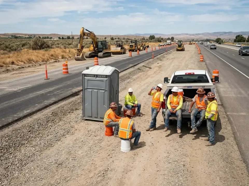 highway-road-construction-crew-007 — frequently asked questions, Porta Potty and Restroom Rentals in Elm Springs, AR
